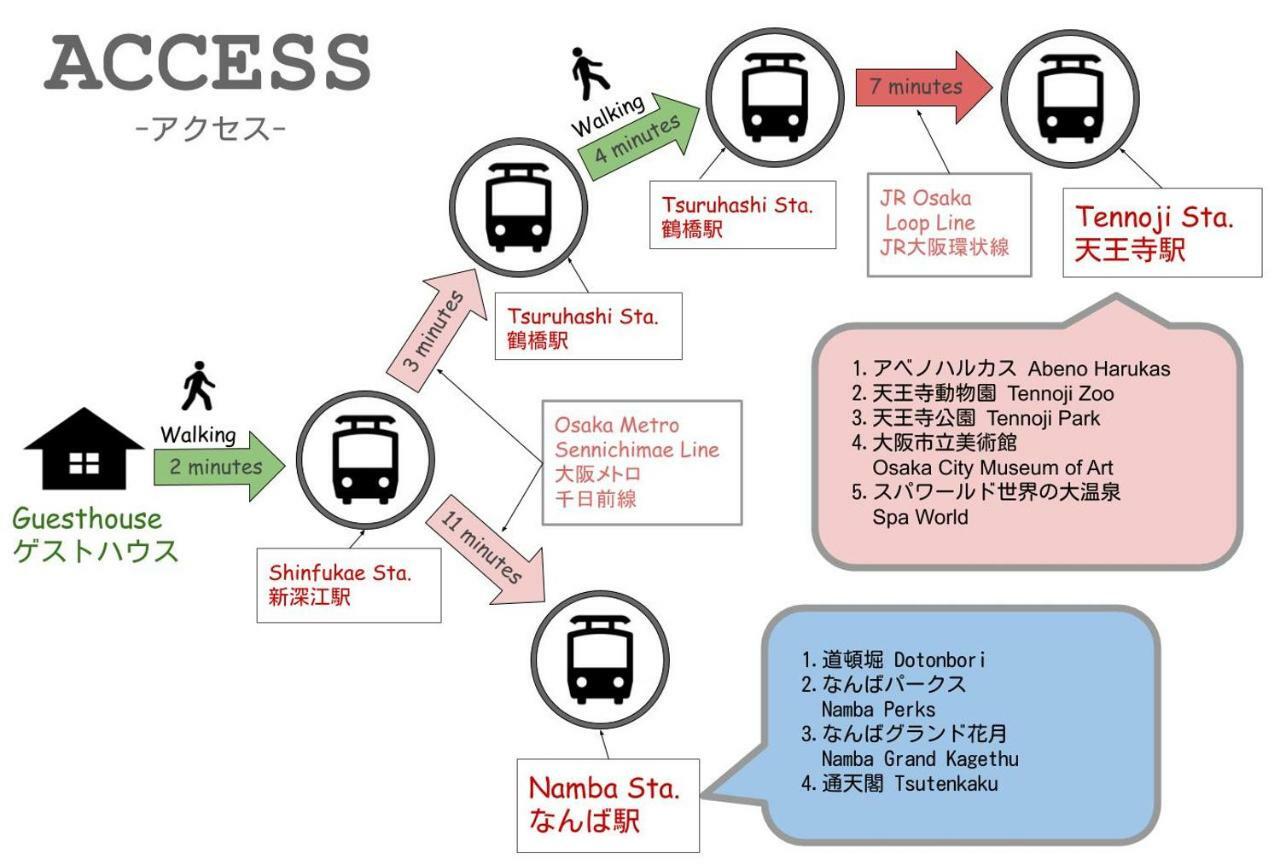 Nao'S Guesthouse 2 一軒家貸切 Osaka Exterior photo